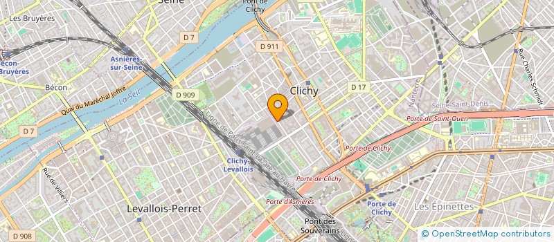 localisation de l'entreprise JAPERE IMMOBILIER à CLICHY