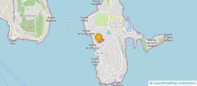 localisation de l'entreprise JAPHICO  SAINT-JEAN-CAP-FERRAT