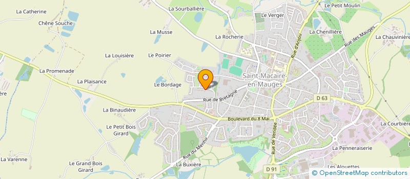 localisation de l'entreprise JAPHIL à SEVREMOINE