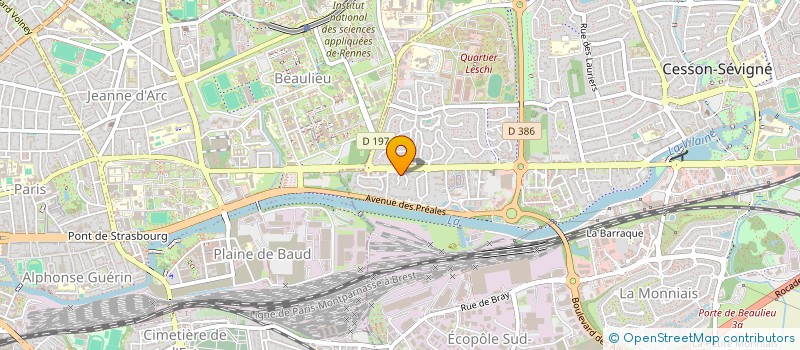 localisation de l'entreprise JAPICLOU  CESSON-SEVIGNE