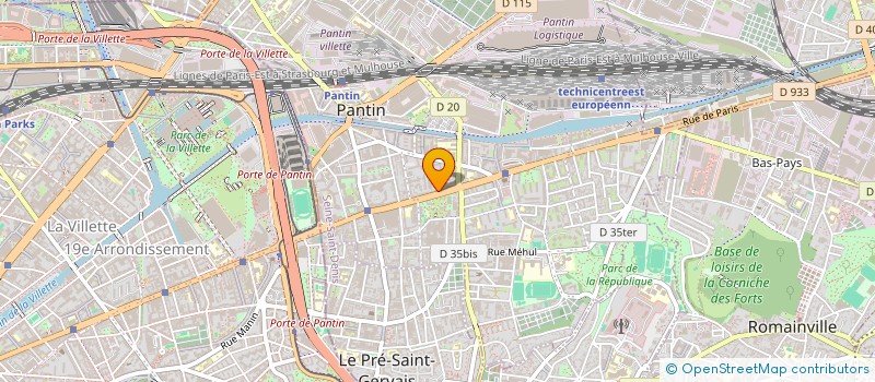 localisation de l'entreprise JAPIE & CO à PANTIN