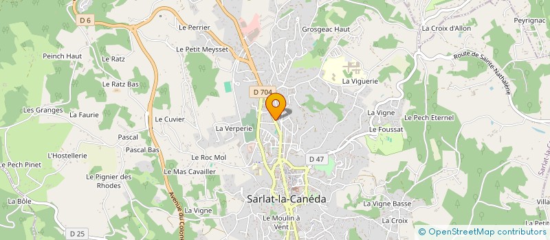 localisation de l'entreprise JAPIFA à SARLAT-LA-CANEDA