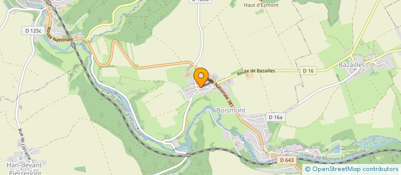 localisation de l'entreprise JAPIOT WILLIAM  BOISMONT