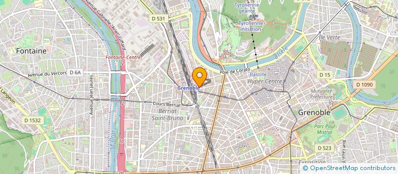 localisation de l'entreprise JAPOM à GRENOBLE