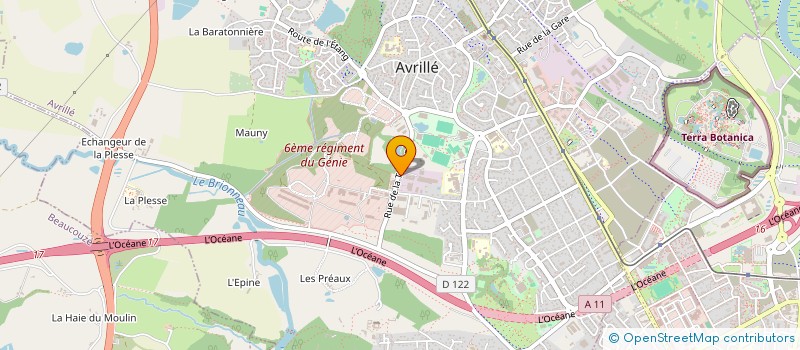 localisation de l'entreprise JAPRAT à AVRILLE