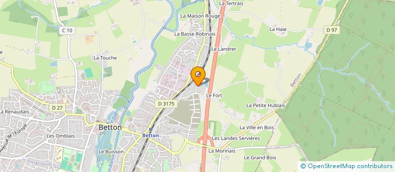 localisation de l'entreprise JAQ  BETTON