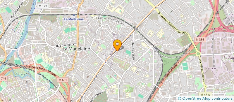 localisation de l'entreprise JAQ.LEG à LILLE