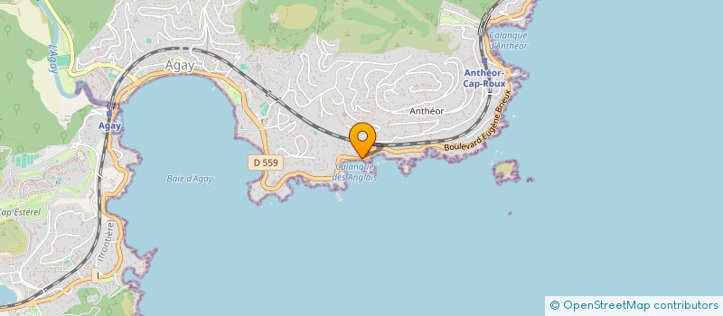 localisation de l'entreprise JAQUEN SPORTS LOISIRS  SAINT-RAPHAEL