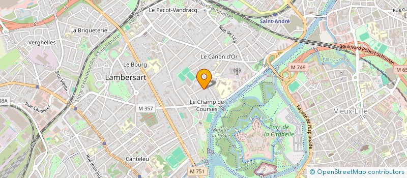 localisation de l'entreprise JAQUET PATRIMOINE à LAMBERSART