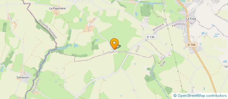 localisation de l'entreprise JAQUINIERE  LE BUSSEAU