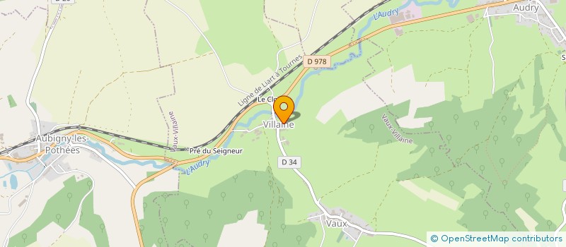 localisation de l'entreprise JAR à VAUX-VILLAINE