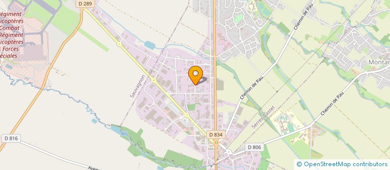 localisation de l'entreprise JAR  SERRES-CASTET