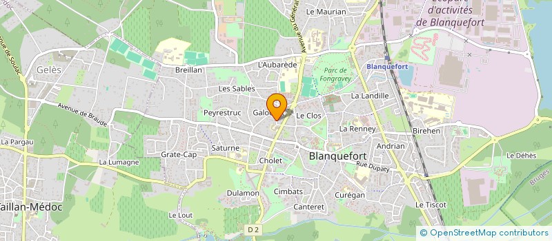 localisation de l'entreprise JAR IMMO à BLANQUEFORT