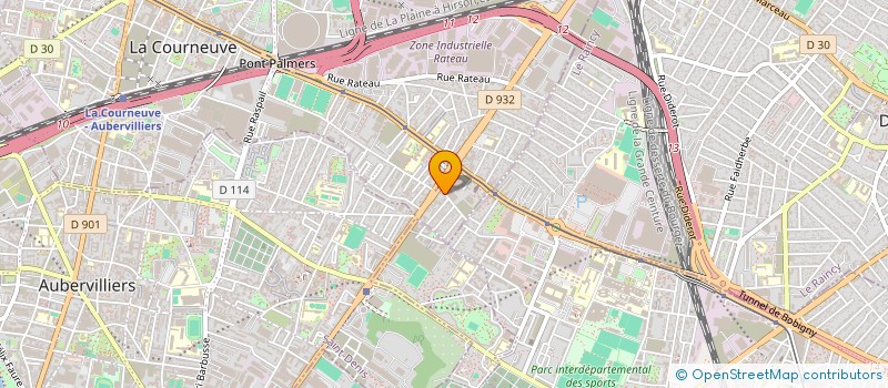 localisation de l'entreprise JARAHA INVEST à LA COURNEUVE