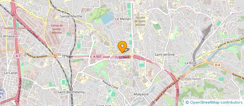localisation de l'entreprise JARAMO à MARSEILLE