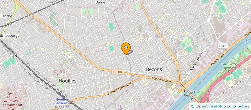 localisation de l'entreprise JARC  HOUILLES