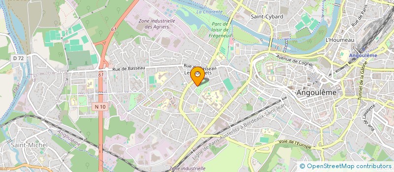 localisation de l'entreprise JARD'E-MOTION à ANGOULEME