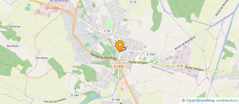 localisation de l'entreprise JARD'INSER  MORESTEL