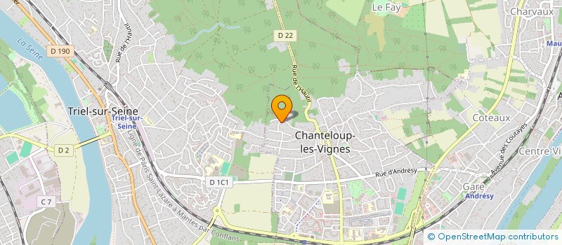 localisation de l'entreprise JARD-INSPI  CHANTELOUP-LES-VIGNES