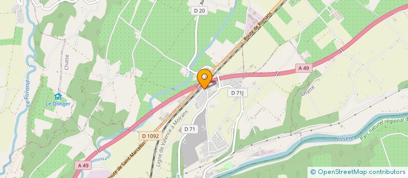 localisation de l'entreprise JARDI 38  LA SONE