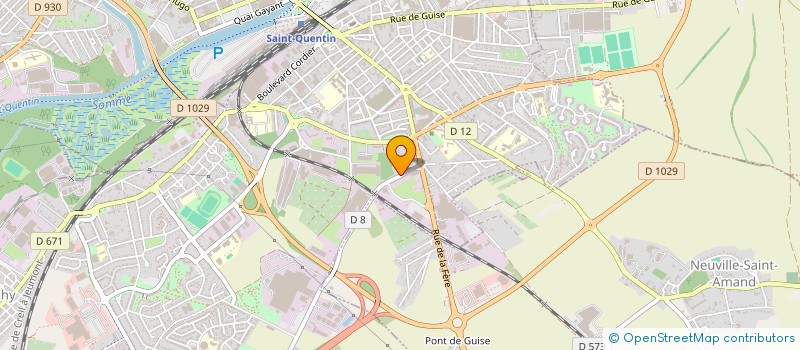 localisation de l'entreprise JARDI-BAT à SAINT QUENTIN