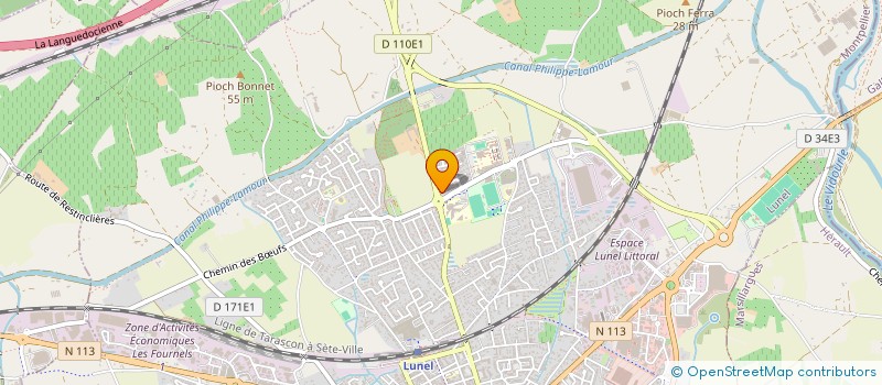 localisation de l'entreprise JARDI BEE  LUNEL