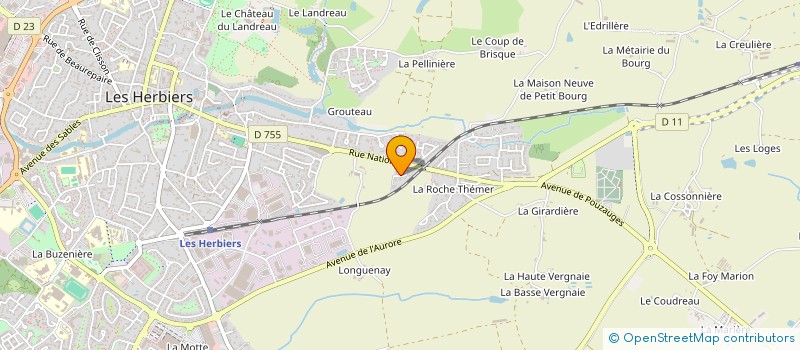 localisation de l'entreprise JARDI'ELEC à LES HERBIERS
