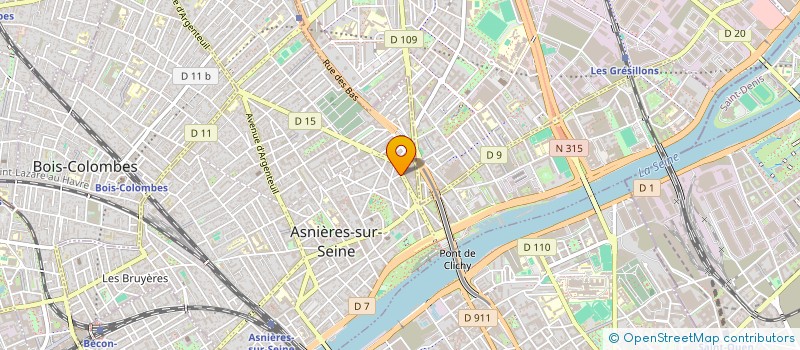 localisation de l'entreprise JARDI MEDIA  ASNIERES-SUR-SEINE