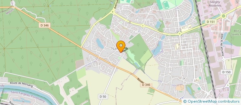 localisation de l'entreprise JARDI' NANDY - JARDINS FAMILIAUX COLLECTIFS DE NANDY  NANDY