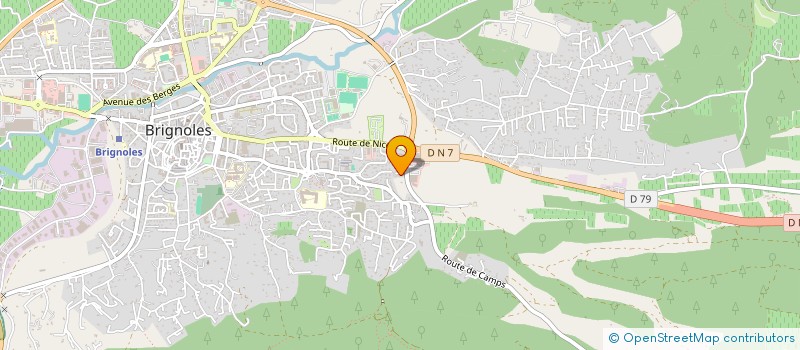 localisation de l'entreprise JARDI PISCINES à BRIGNOLES