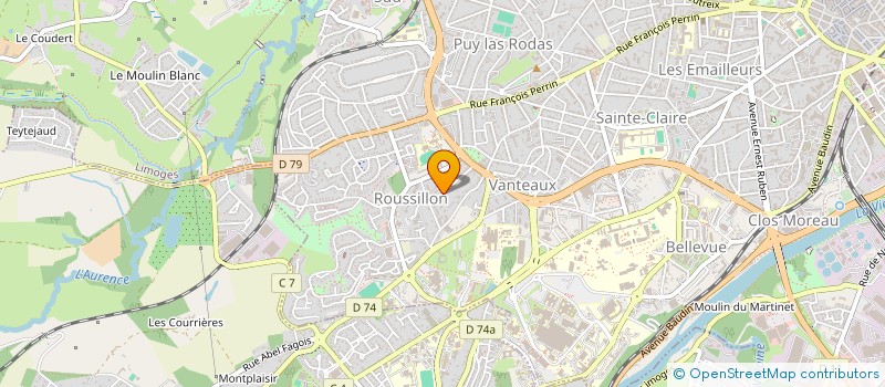 localisation de l'entreprise JARDI-PRO 87 à LIMOGES