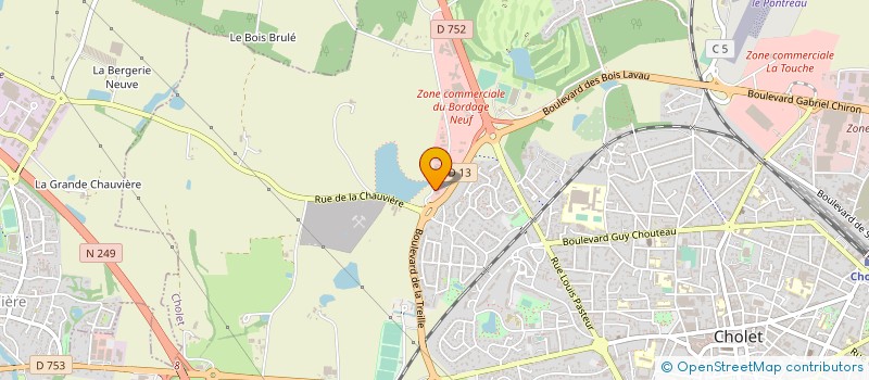 localisation de l'entreprise JARDI SERVICES ENTRETIEN à CHOLET