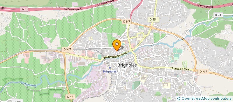 localisation de l'entreprise JARDI SUD à BRIGNOLES