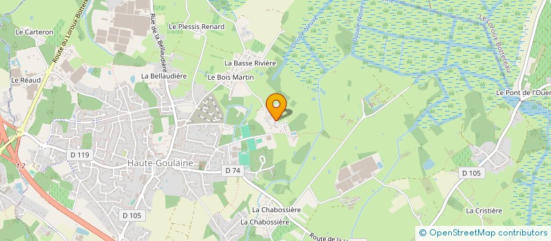 localisation de l'entreprise JARDI VERT à HAUTE-GOULAINE