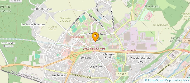 localisation de l'entreprise JARDIBATS à DREUX