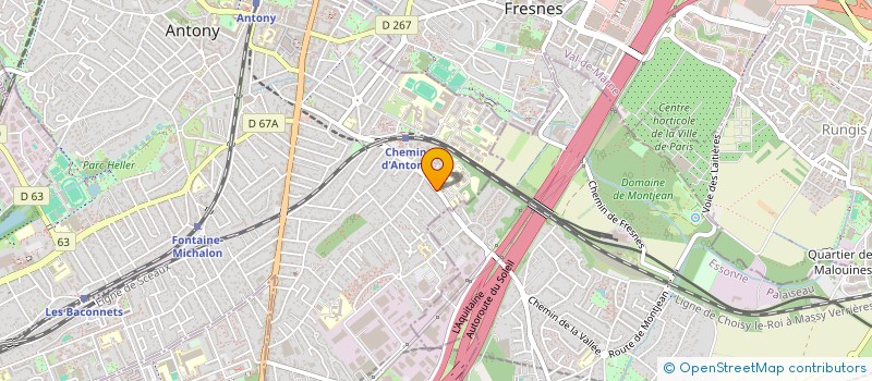 localisation de l'entreprise JARDICRAFT à ANTONY