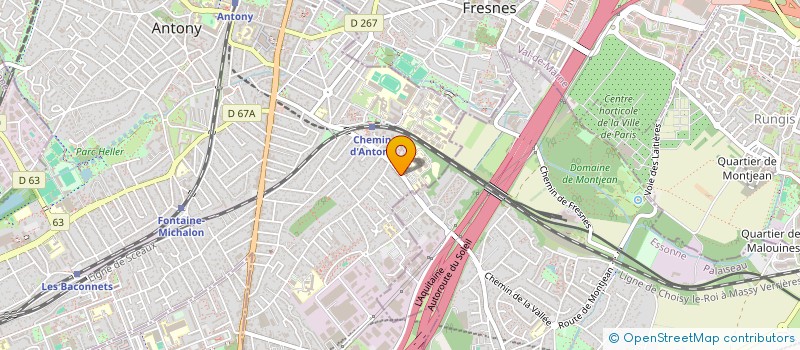 localisation de l'entreprise JARDICRAFT SERVICES à ANTONY