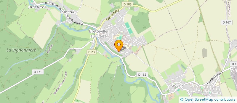 localisation de l'entreprise JARDILAIZE  BRETTEVILLE-SUR-LAIZE