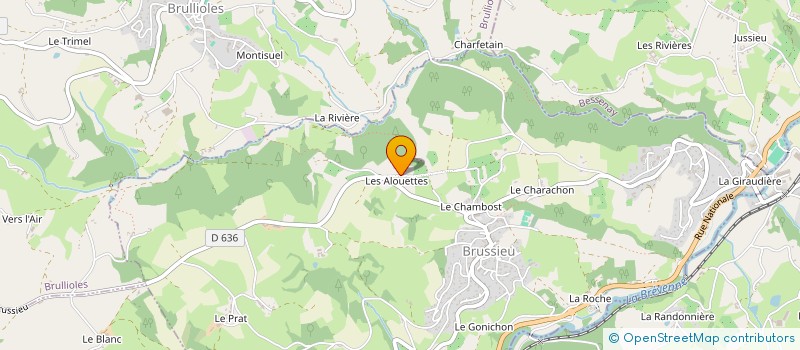 localisation de l'entreprise JARDILOC à BRUSSIEU