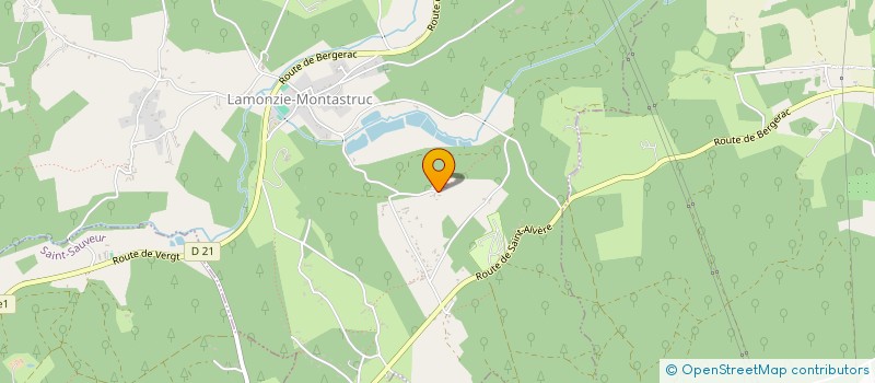 localisation de l'entreprise JARDIMARSAC  LAMONZIE-MONTASTRUC
