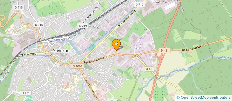 localisation de l'entreprise JARDIMATERIELS à SAVERNE