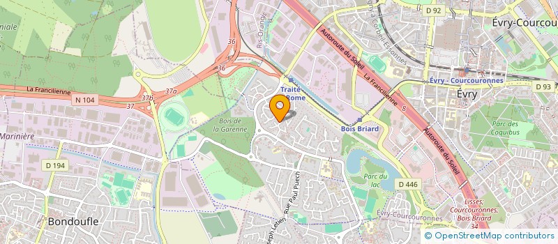 localisation de l'entreprise JARDIMIOU à EVRY-COURCOURONNES
