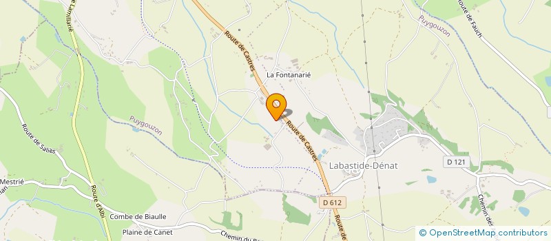 localisation de l'entreprise JARDIN A VENIR  PUYGOUZON