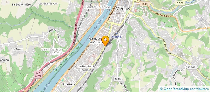 localisation de l'entreprise JARDIN AMBULANCE  VIENNE