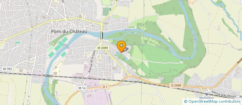 localisation de l'entreprise JARDIN AUTHENTIQUE  PONT-DU-CHATEAU