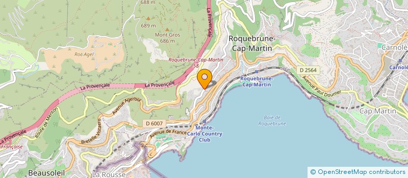 localisation de l'entreprise JARDIN BLEU RENT à ROQUEBRUNE-CAP-MARTIN