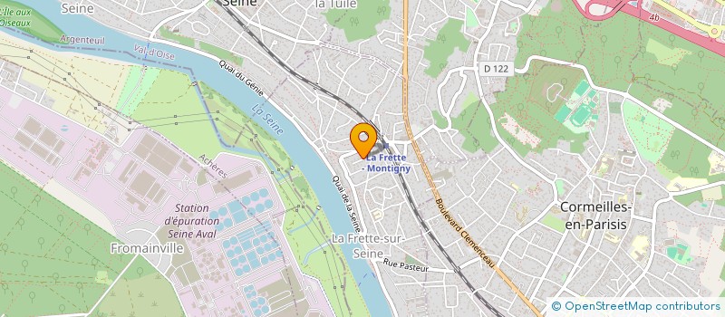 localisation de l'entreprise JARDIN CARDINET  LA FRETTE-SUR-SEINE