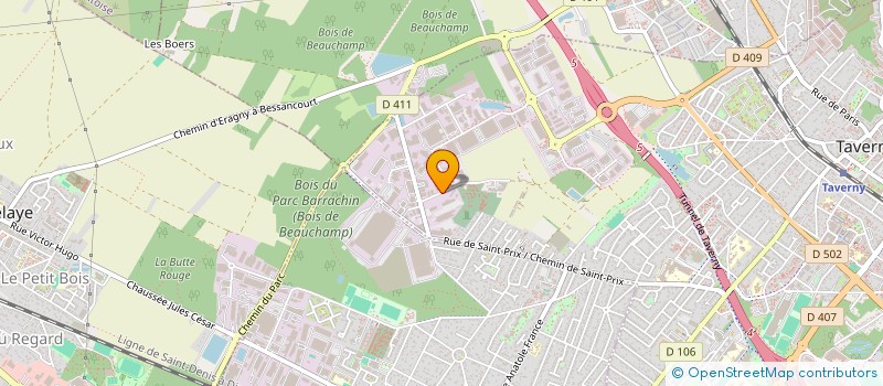 localisation de l'entreprise JARDIN CONCEPT  TAVERNY