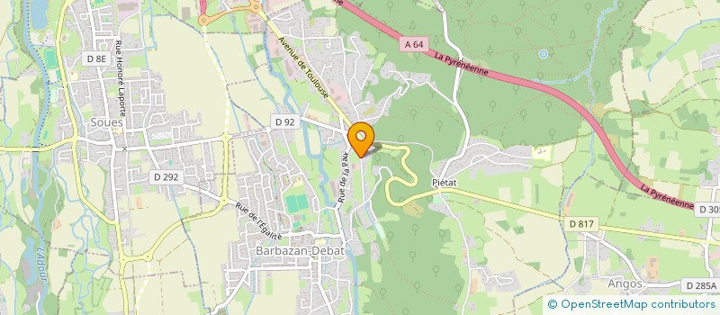 localisation de l'entreprise JARDIN CONCEPT  BARBAZAN-DEBAT