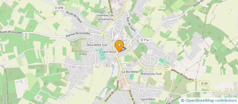 localisation de l'entreprise JARDIN-COUR  BOULOC